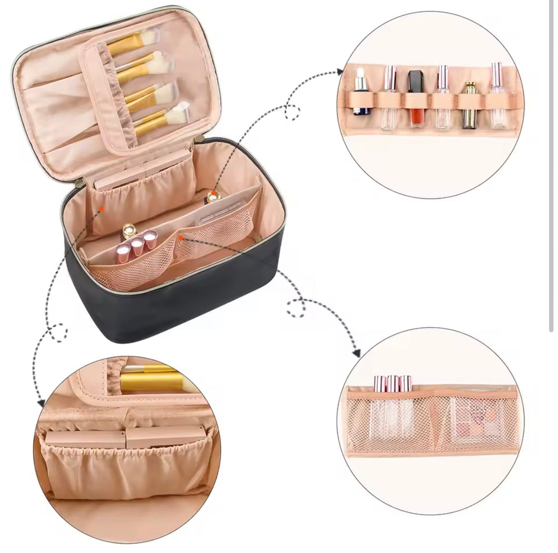 Large makeup bag