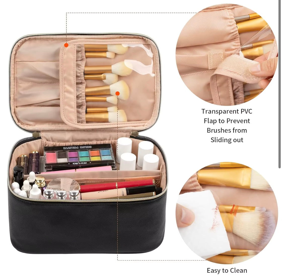 Large makeup bag